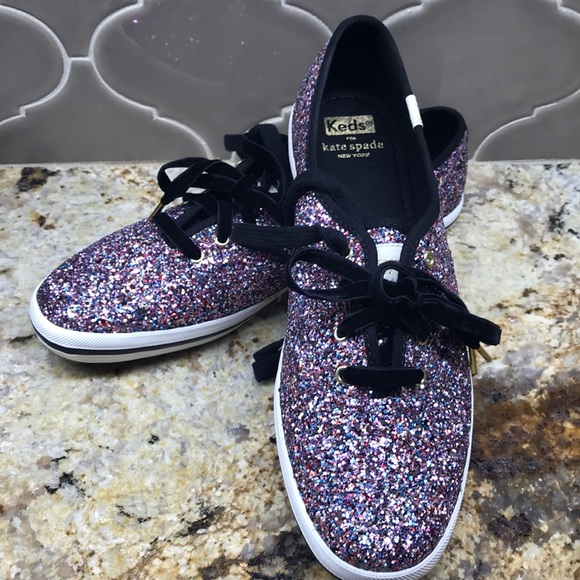 kate spade sparkle tennis shoes